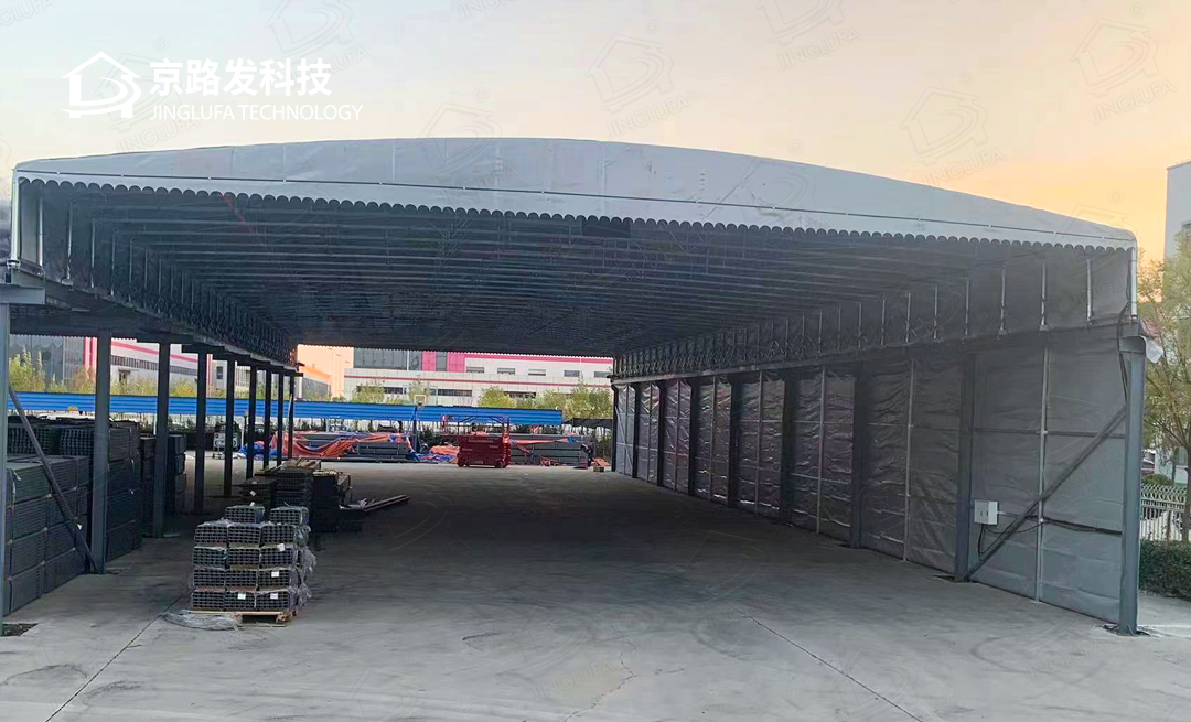 北京市钢管建材公司推拉棚